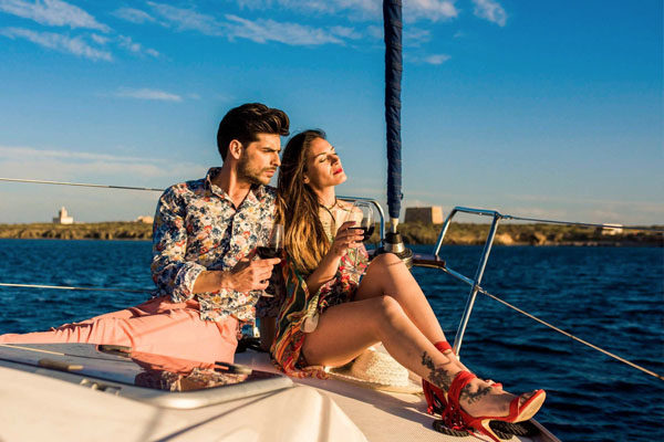 citas romanticas en velero