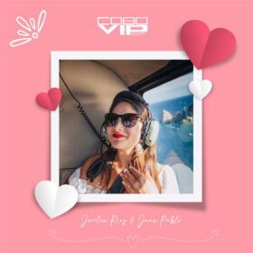 pedida de mano en helicóptero