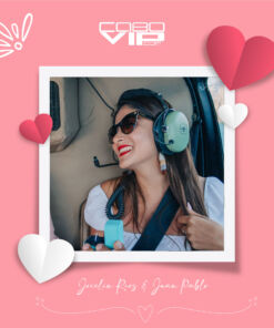 pedida de mano en helicóptero