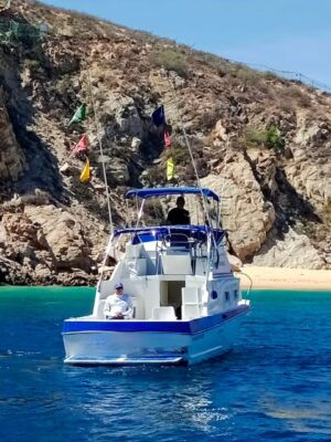 Renta de yate para pesca California 28